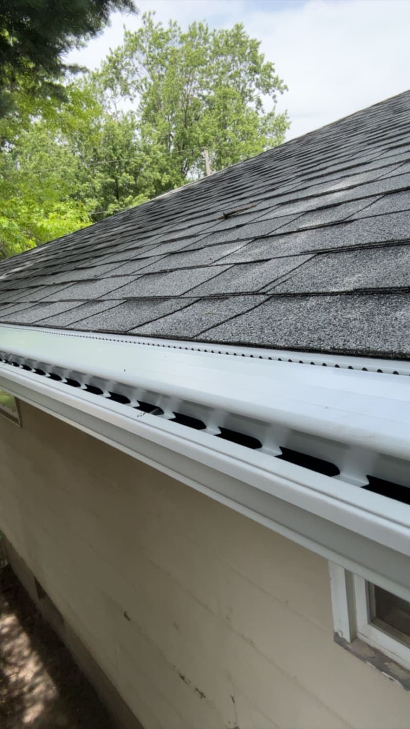 Recent gutter installation — JC's Seamless Gutters