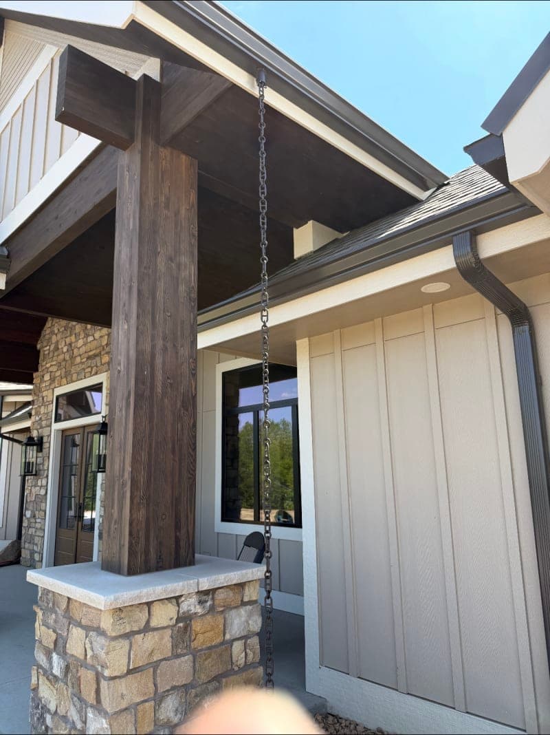 Gutter and downspout installation — Story County
