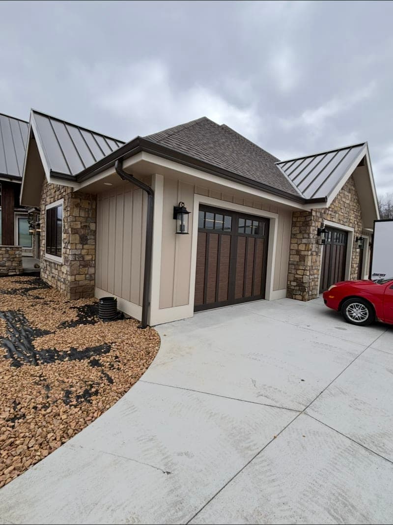 Completed gutter project — Story County, IA